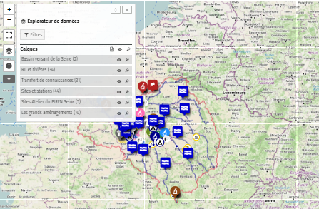 Une cartographie interactive du PIREN-Seine image